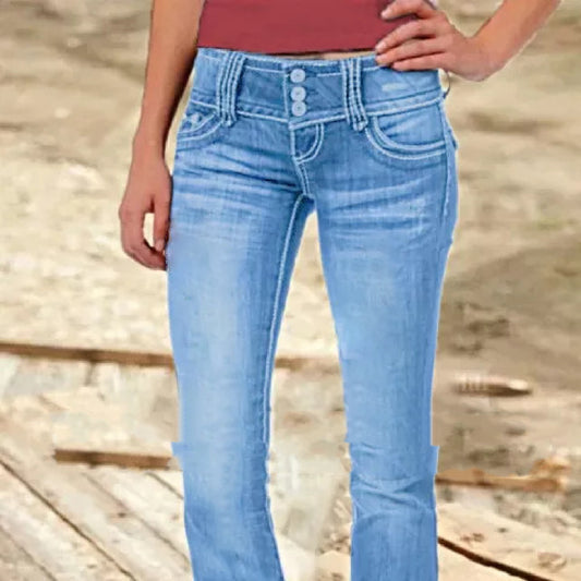“Flare Factor” – The Low Waist Jeans That Bring the Drama (Subtly)