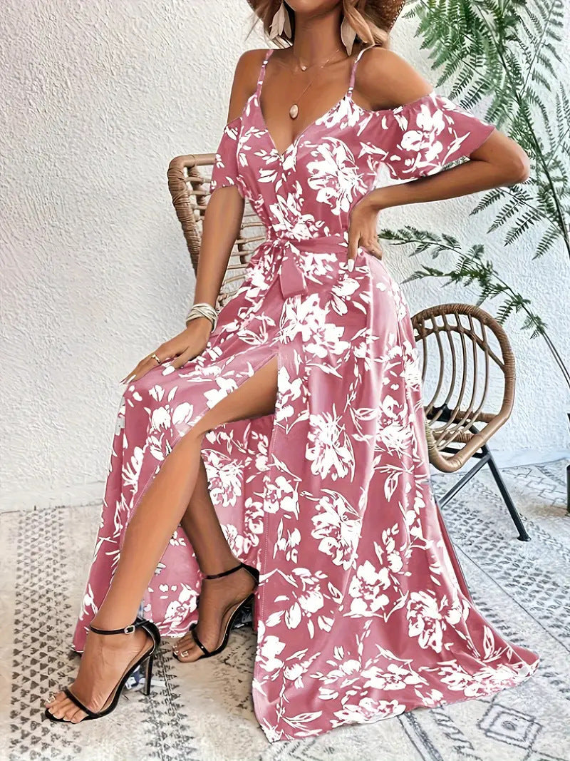 “Bloom Babe” – The Floral A-Line Dress for Everyday Magic