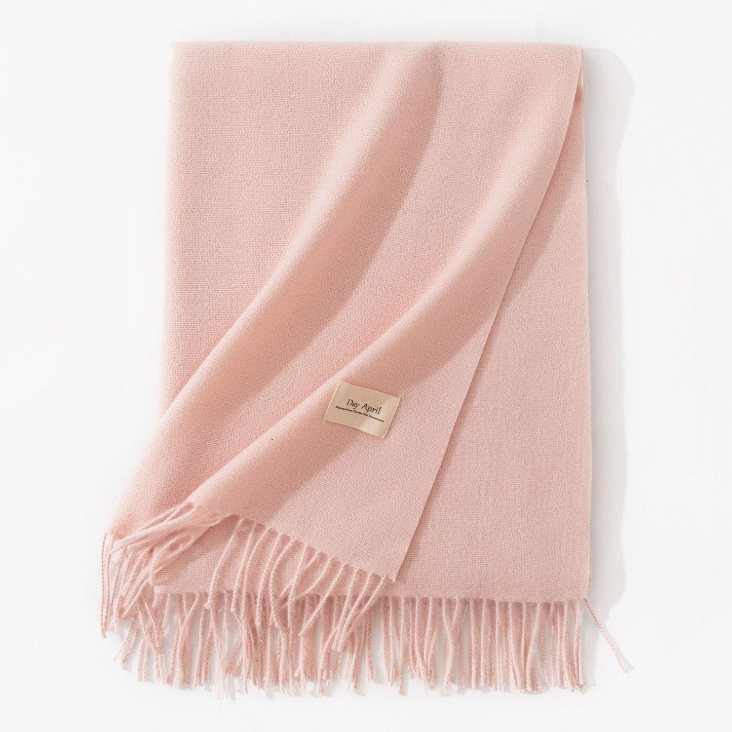 Elegant Scarf in Faux Cashmere – Warm &amp; Stylish with Fringes